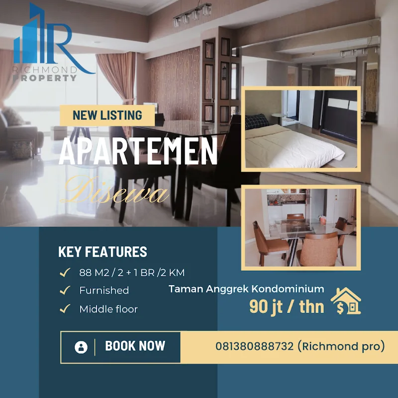 Taman Anggrek Kondominium Tower 4 Unit 4-15 E